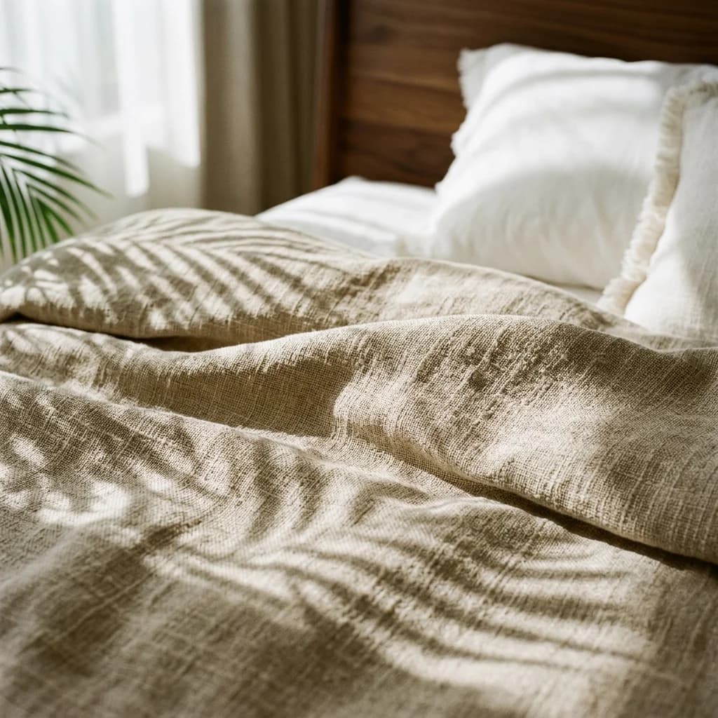 Linen Close-up Bedroom Texture